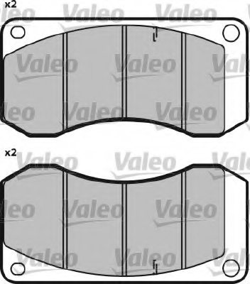VALEO 541647 Brake Pad Set, disc brake
